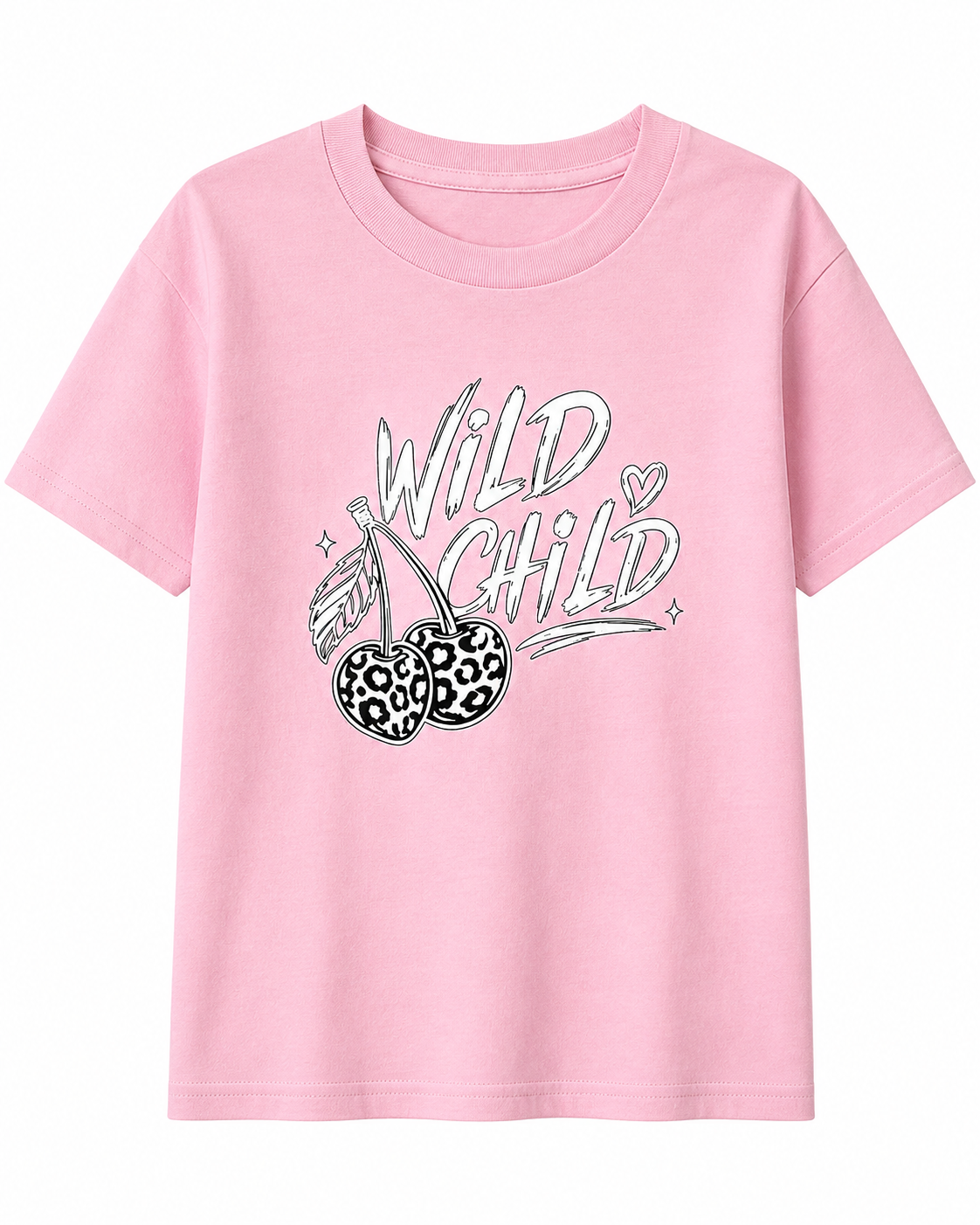 Wild Child Leopard CherriesTee