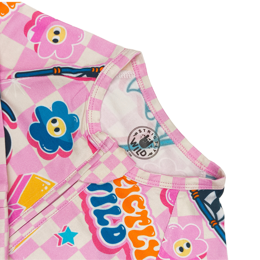 Groovy Zip Up Pajamas / PREORDER: May 20 - May 27