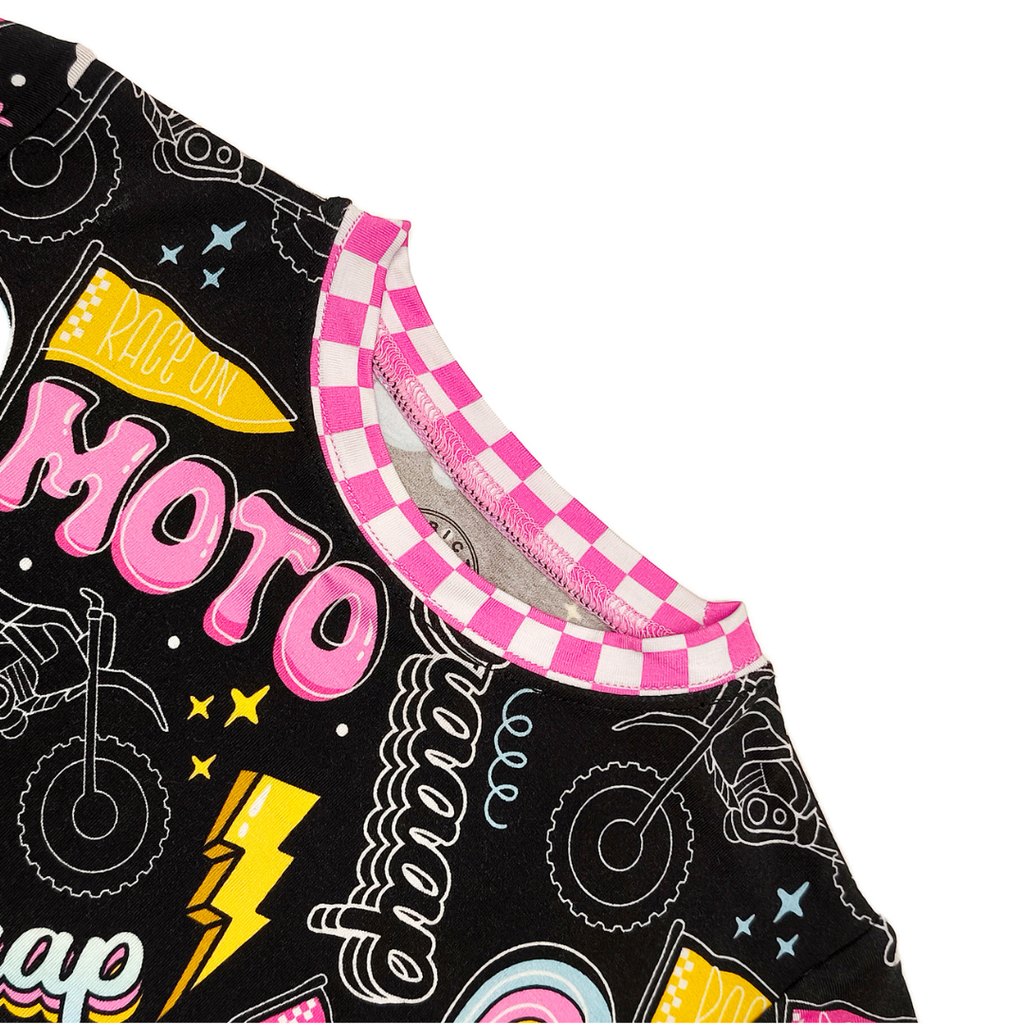 Moto Girl 2 Piece Pajamas / PREORDER: May 20 - May 27