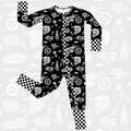 Lightning Speed Zip Up Pajamas / PREORDER: May 20 - May 27