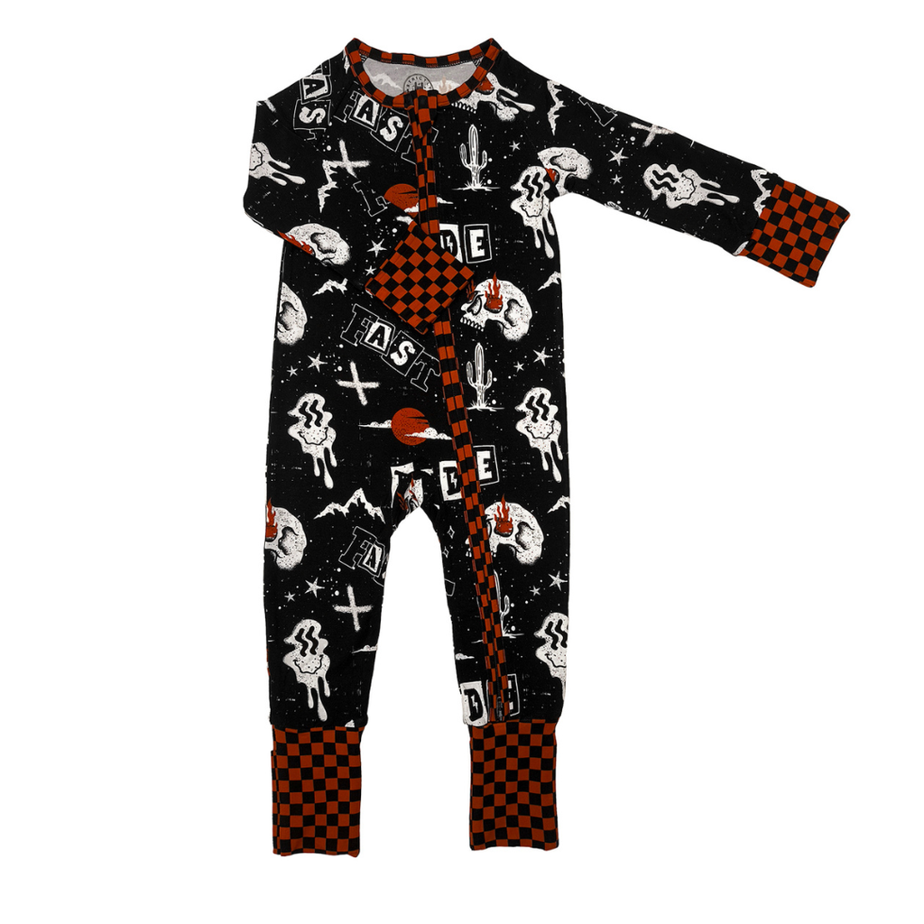 Ride Fast Zip Up Pajamas / PREORDER: May 20 - May 27