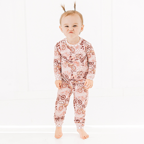 Braaap Like A Girl Zip Up Pajamas / PREORDER: May 20 - May 27