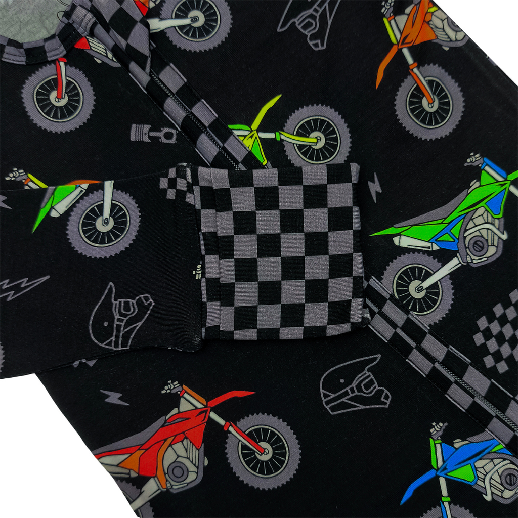 Bike Life Zip Up Pajamas / PREORDER: May 20 - May 27