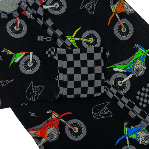 Bike Life Zip Up Pajamas / PREORDER: May 20 - May 27