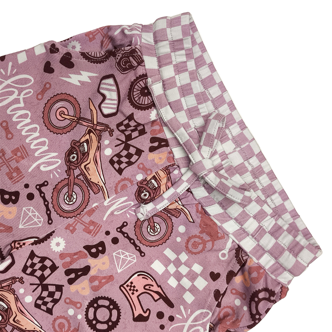 Braaap Like A Girl 2 Piece Pajamas / PREORDER: May 20 - May 27