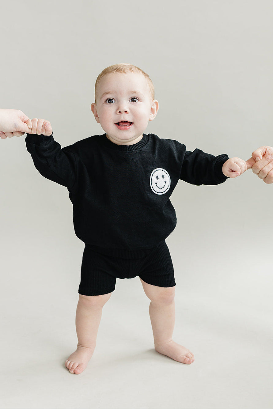 Biker Shorts Set | Black