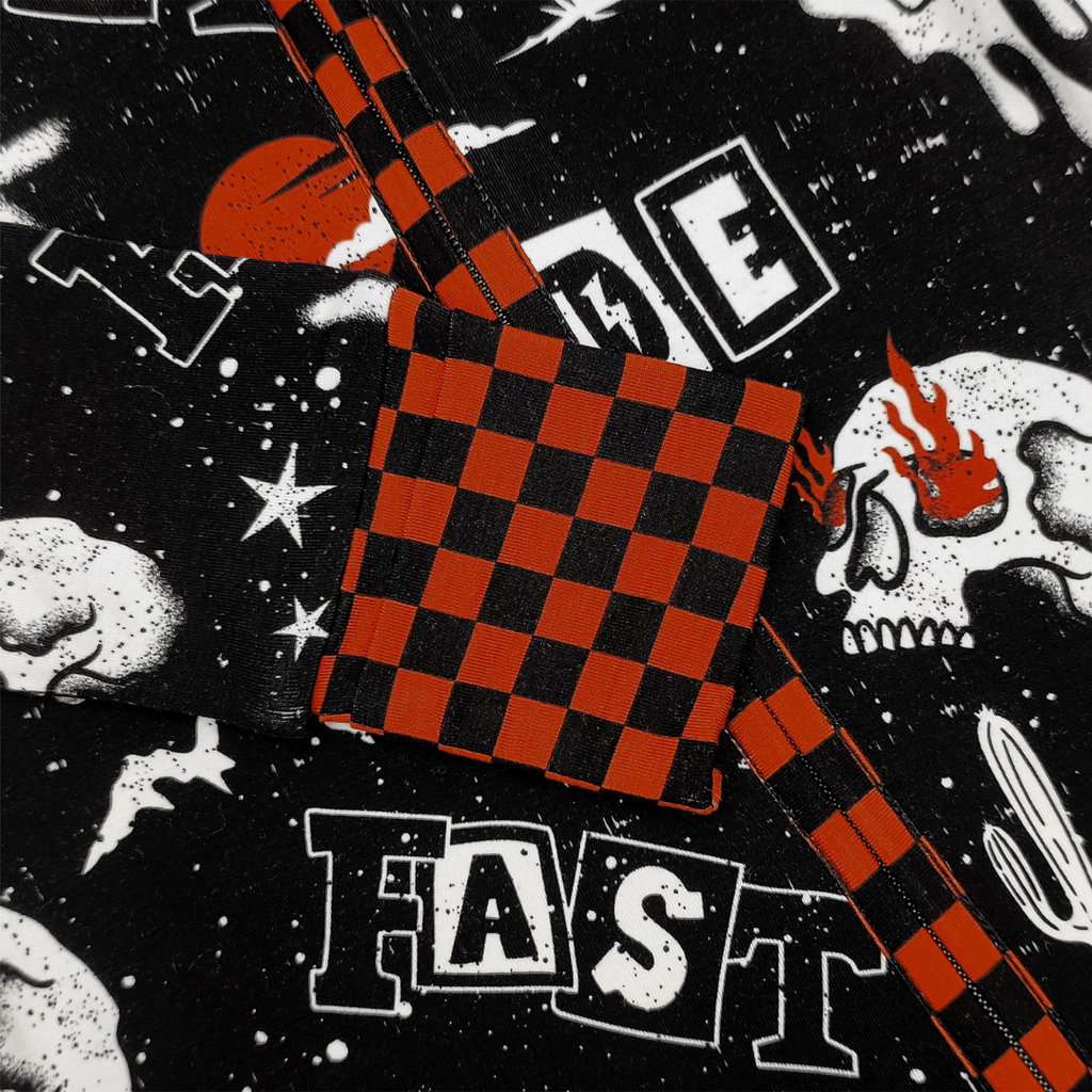 Ride Fast Zip Up Pajamas / PREORDER: May 20 - May 27