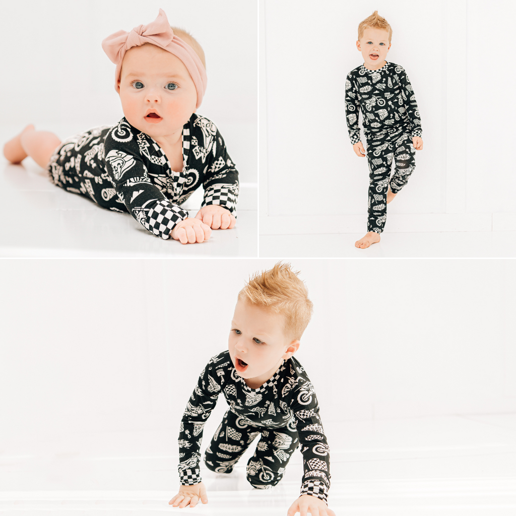 Lightning Speed Zip Up Pajamas / PREORDER: May 20 - May 27