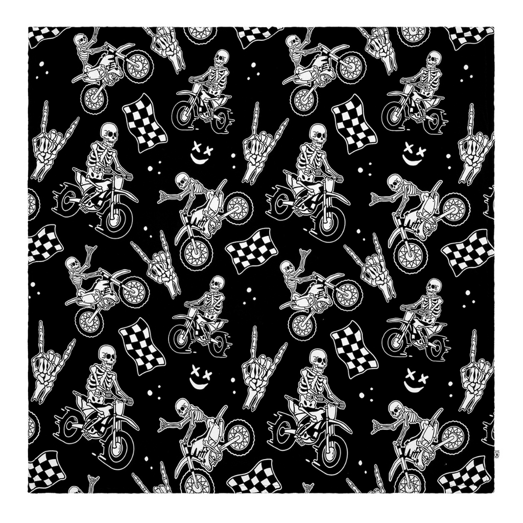 Bikes N Bones Blanket / Large