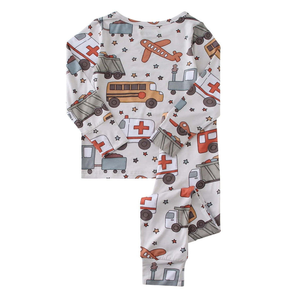 PoshTOT Vehicles 2 Piece PJ Set