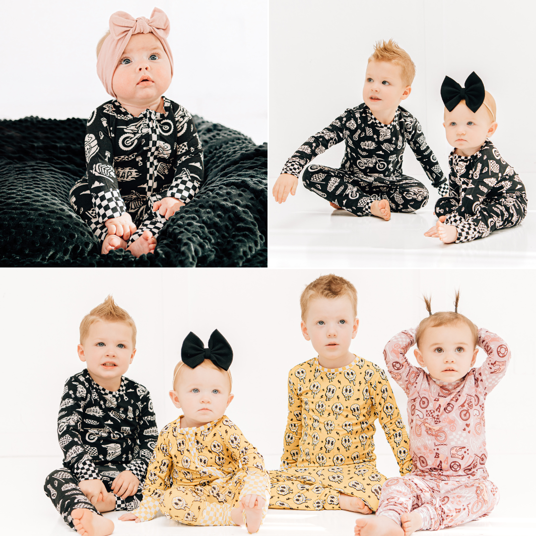 Lightning Speed Zip Up Pajamas / PREORDER: May 20 - May 27