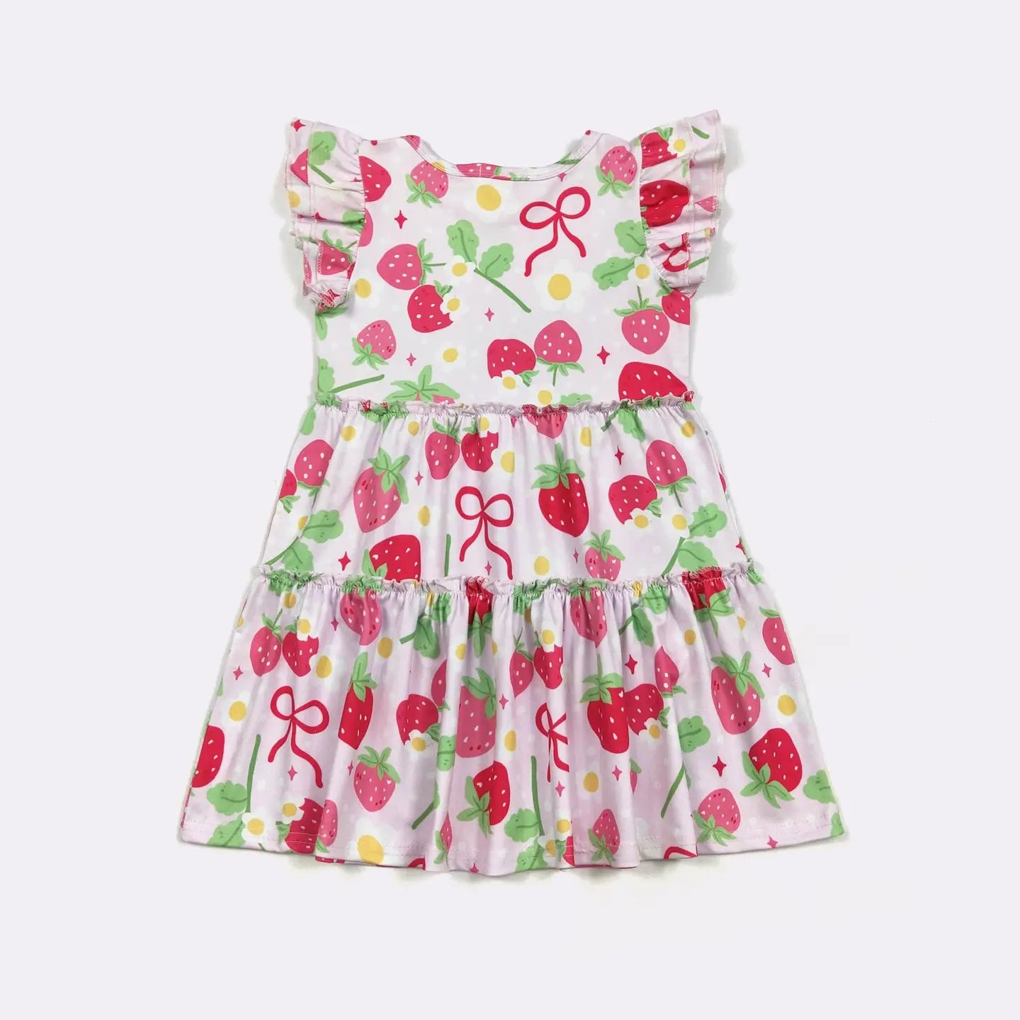 Coquette Strawberry Girls Dress