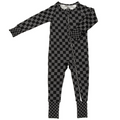 Stealth Checker Zip Up Pajamas / PREORDER: May 20 - May 27