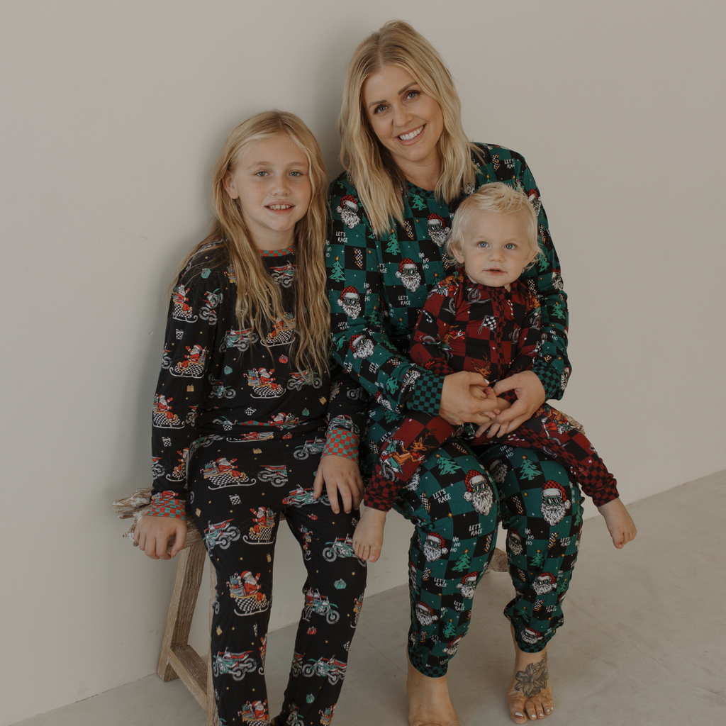 Santas Speedy Sleigh Toddler & Youth Pajamas
