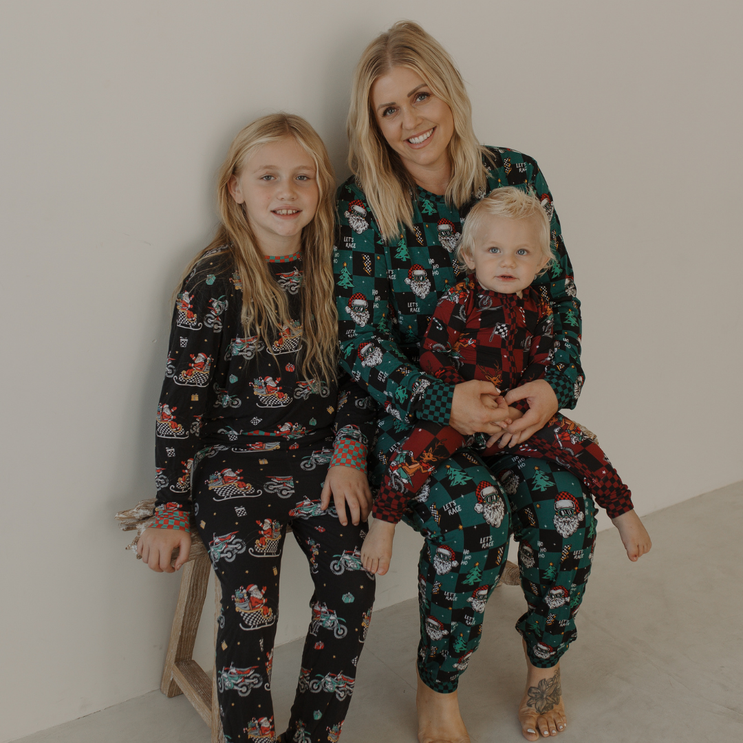 Santas Speedy Sleigh Toddler & Youth Pajamas