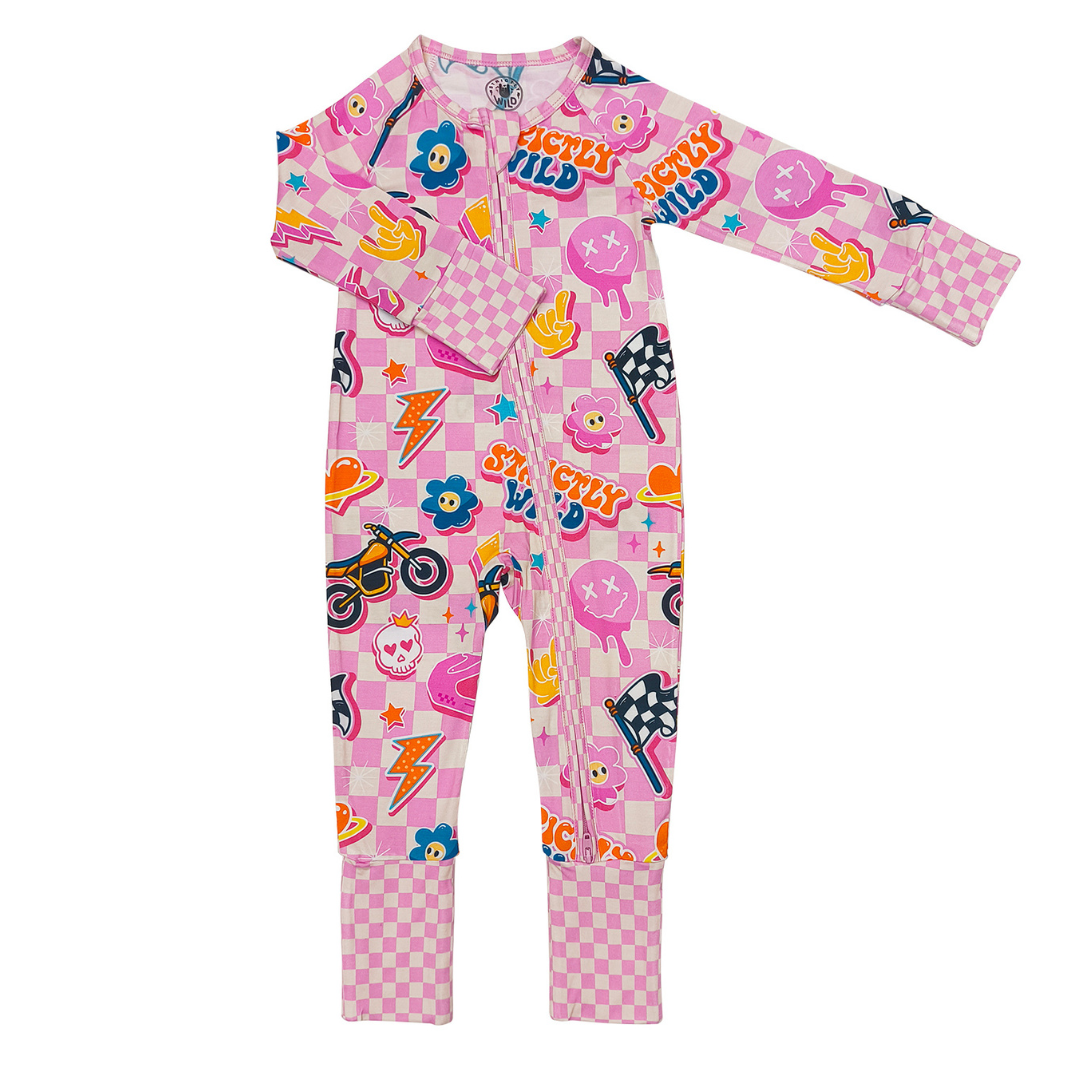 Groovy Zip Up Pajamas / PREORDER: May 20 - May 27