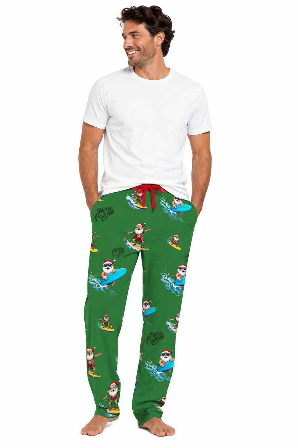 Surf's Up Santa™ Adult Lounge Pants PRE ORDER