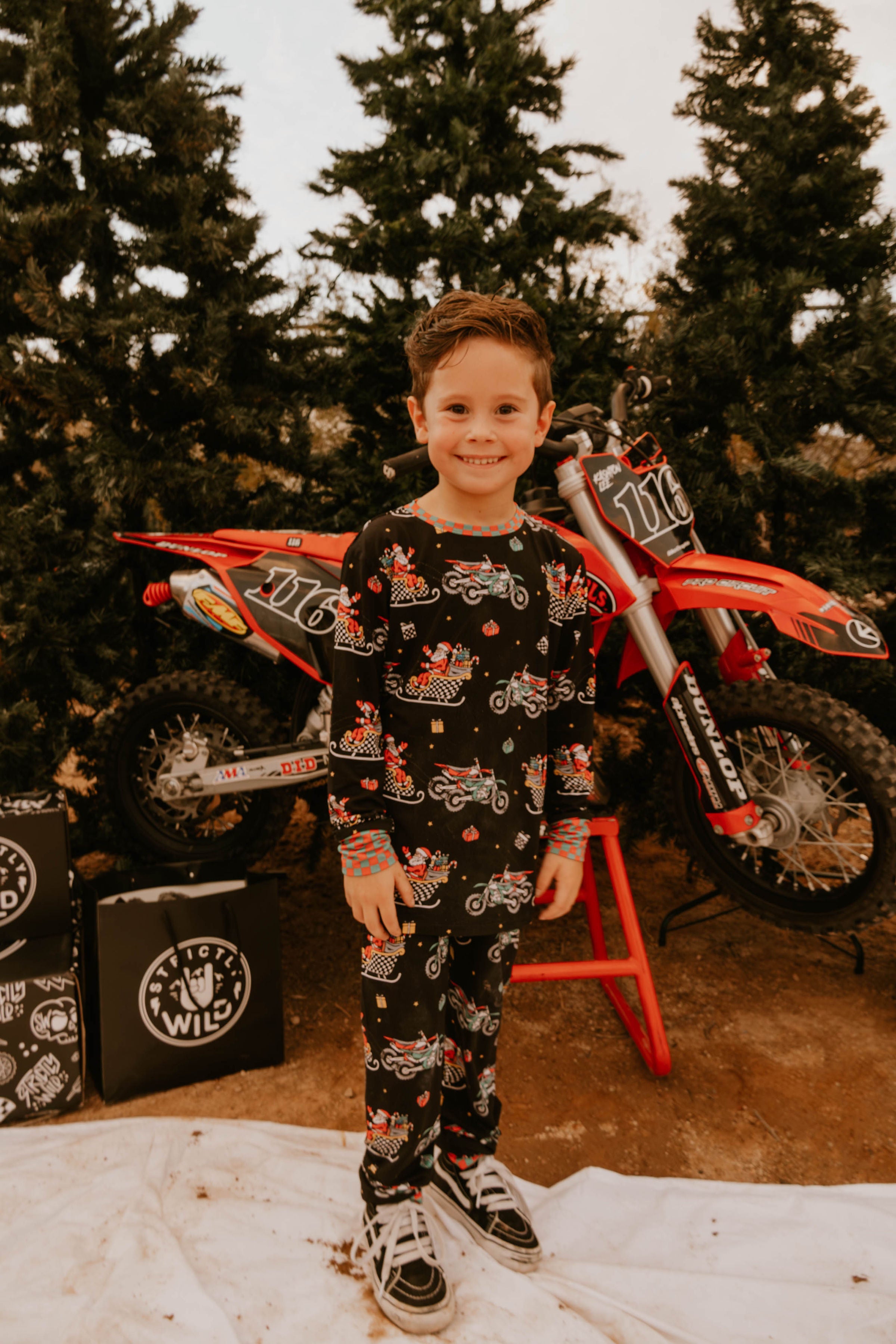 Santas Speedy Sleigh Toddler & Youth Pajamas