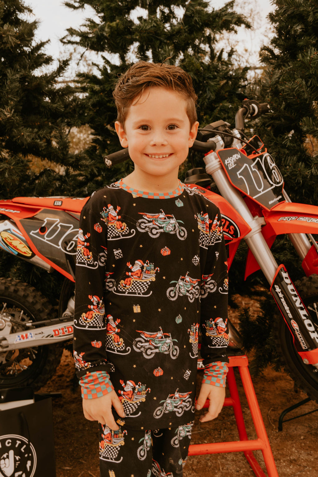 Santas Speedy Sleigh Toddler & Youth Pajamas