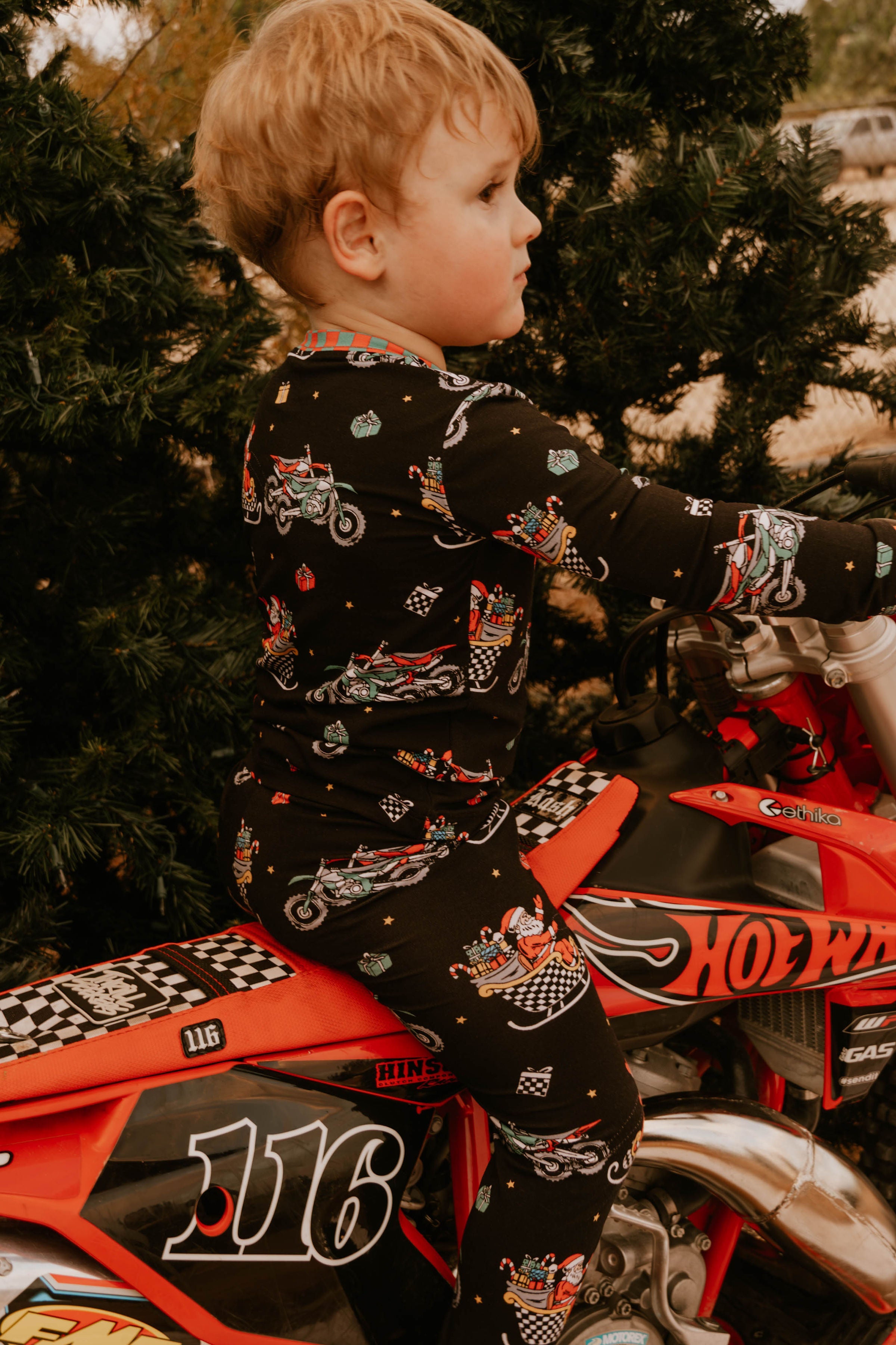 Santas Speedy Sleigh Toddler & Youth Pajamas