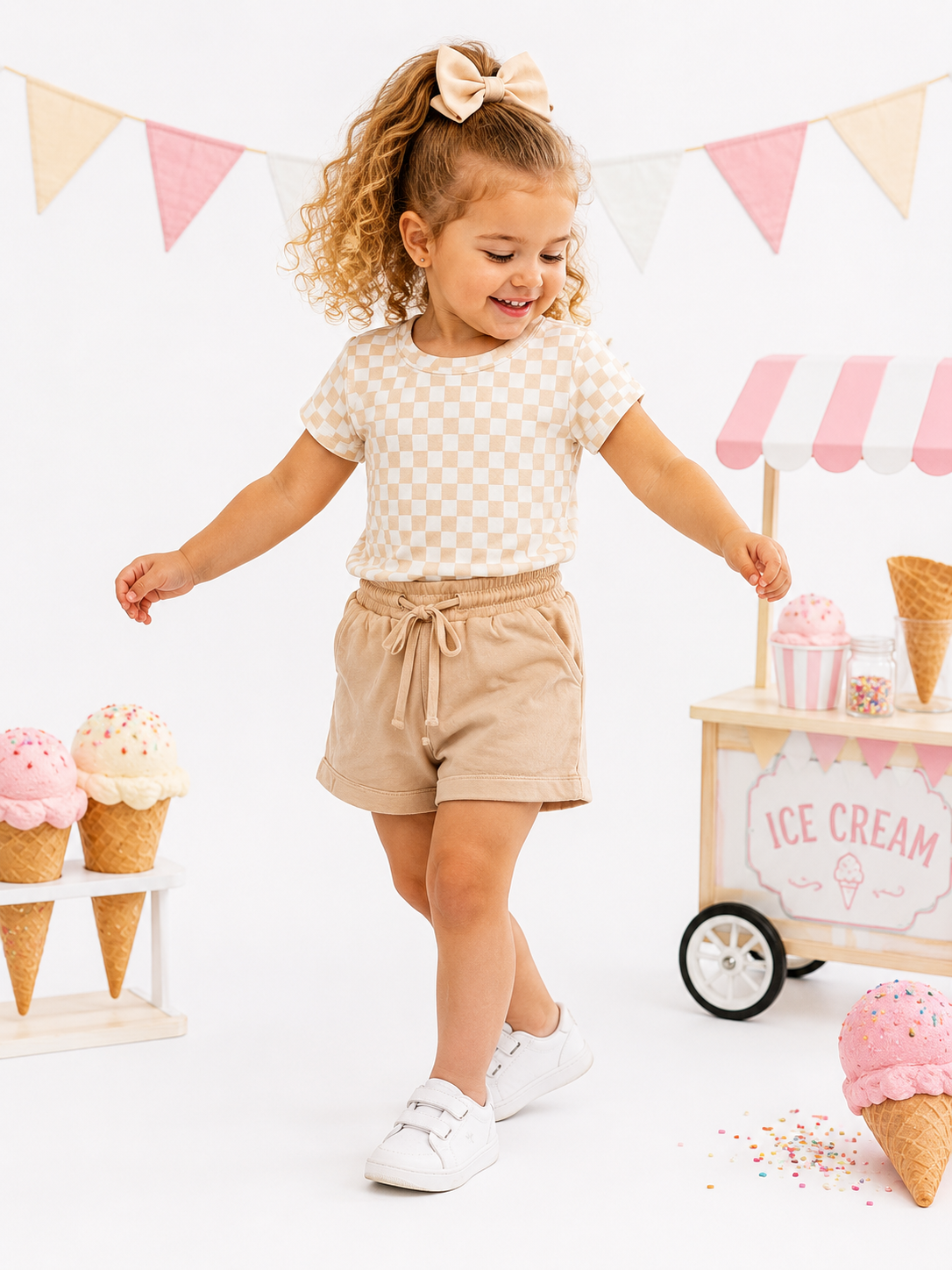 Mini Checkered Dreams Daywear Set