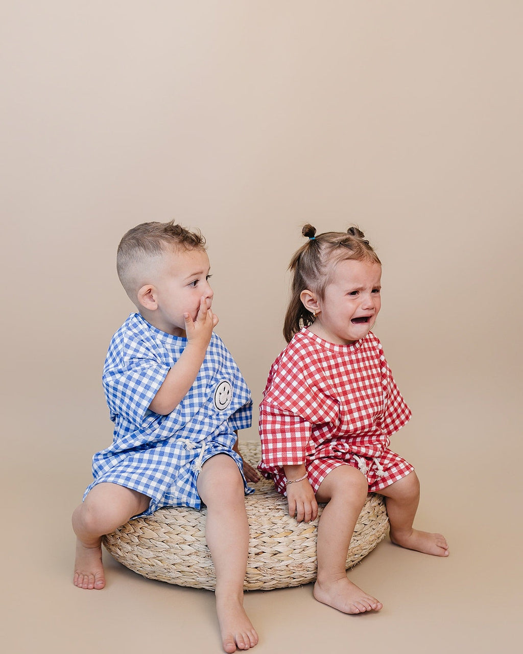 Shorts Set | Red Gingham