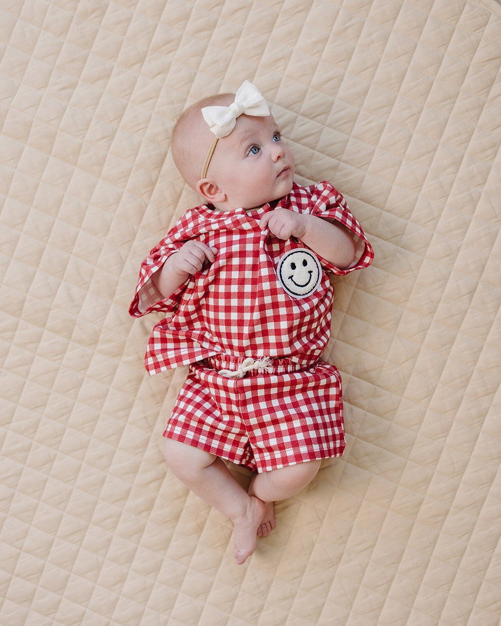 Shorts Set | Red Gingham